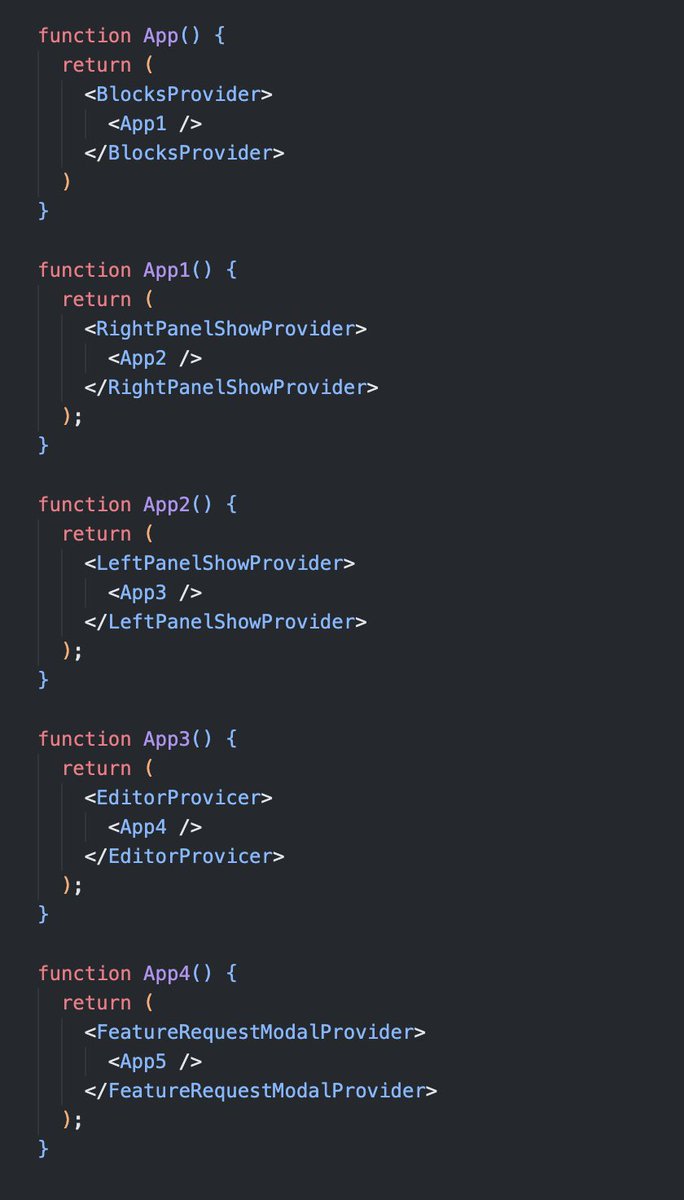 If you like indentation, but not too much, you can always break it into multiple components for maxi
