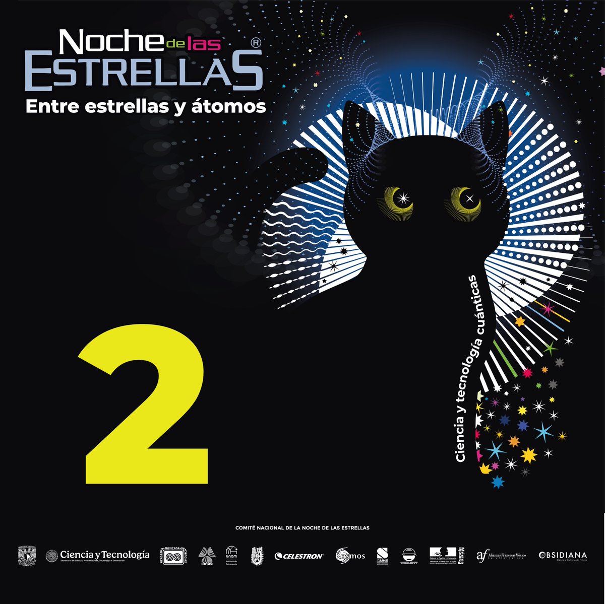 ⏳ Faltan 2 días para🌠#NocheDeLasEstrellas 2025, que celebrará el✨Año Internacional de la Ciencia y la Tecnología Cuánticas🐈‍⬛.

👇🏽Detalles:

🗓️ 29/11
📍 <a href="/PLEE_IPNoficial/">Planetario Luis Enrique Erro IPN</a> 🔗 acortar.link/mqMjrU 
📍 <a href="/MuseoTezozomoc/">Museo Tezozómoc IPN</a> 🔗 acortar.link/17Cnfb 
⏰15 - 22 h.
🎟️ Entrada libre