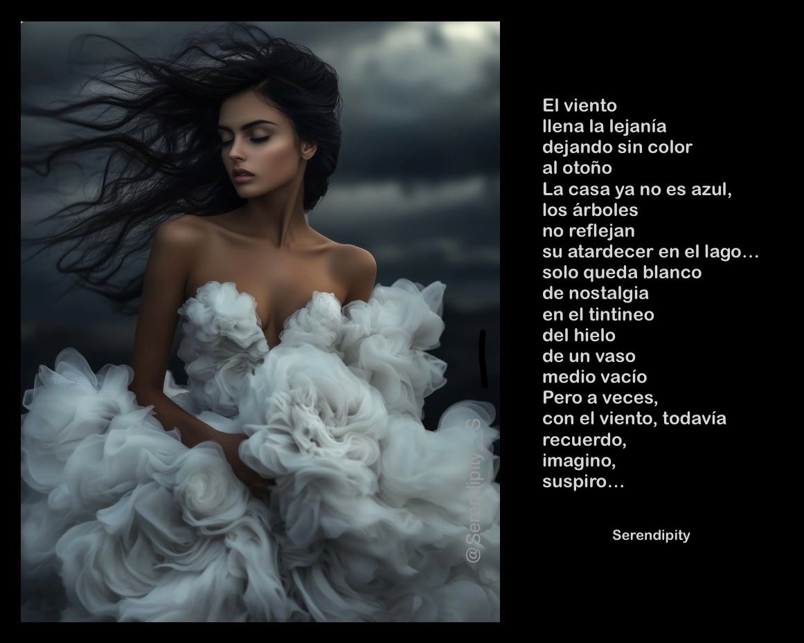 . 
  *   .

… Solo queda blanco
        de nostalgia
en el tintineo
   del hielo
de un vaso
  medio vacío
    …

#LiberaTuVerso 
#Serendipity___S