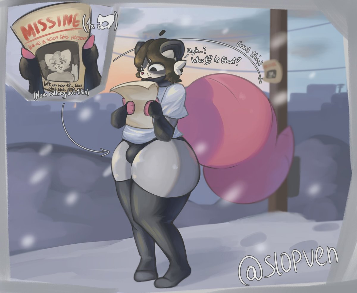 slopven's tweet photo. He forgor....
EATING so many people it would be lowk stupid to remember any of them :3

#voreart #furry #vore https://t.co/8NZdQe0sHw