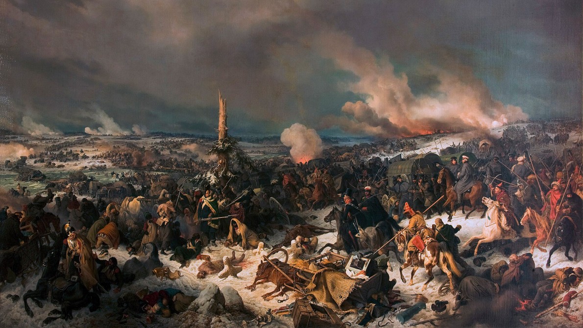 Thilos Schlachten-Gemälde: Die Schlacht an der Beresina  https://t.co/CMdgiCMjEu Von Thilo Schneider • Die Reste der napoleonischen  Grande Armée auf dem Rückzug schafften es im November 1812, über den  vereisenden Fluss Beresina der, image size:1190x669