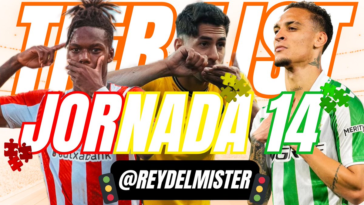 JORNADA 14 TIER LIST 🔴🟠🟡🟢🟣 POR POSICIONES

Estas tier list son creadas en <a href="/AnaliticaLaLiga/">Analítica Fantasy</a> 

Y me he basado en las alineaciones de <a href="/DonQuijoteDeLaC/">Don Quijote De La Cancha</a> , para hacerlas, en su mayoría.

🔹 Porteros en orden 🧤💎
🔹 Top 30 Defensas, Medios y Delanteros