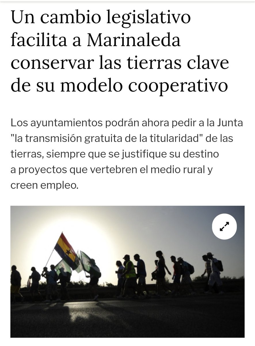 Gracias a Sánchez Gordillo , enhorabuena a Marinaleda y a su alcalde Sergio Gómez por demostrar una vez más que se pueden poner las instituciones al servicio de los pueblos y de sus gentes, no es una utopía la frase "la tierra pa quien la trabaje"