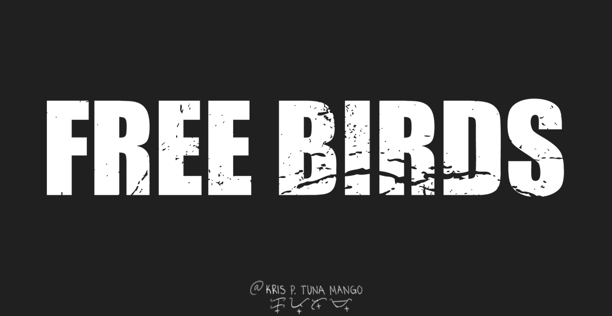 KrisPTunaMango's tweet image. Some logo work on a project called: &quot;Free Birds&quot;

#GraphicDesign #Logo