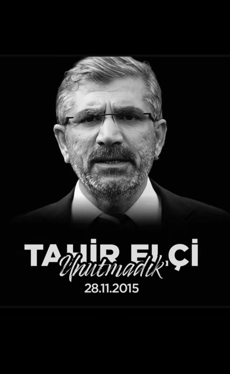 Diyarbakır Barosu’nun eski başkanı, insan hakları savunucusu Tahir Elçi’yi katledilişinin 10. yıl dönümünde saygıyla anıyoruz.

Hukukun üstünlüğünü, barışı ve adaleti savunmanın bedelini yaşamıyla ödeyen Tahir Elçi’nin bıraktığı miras, bugün hâlâ yol gösteriyor.

Adil bir