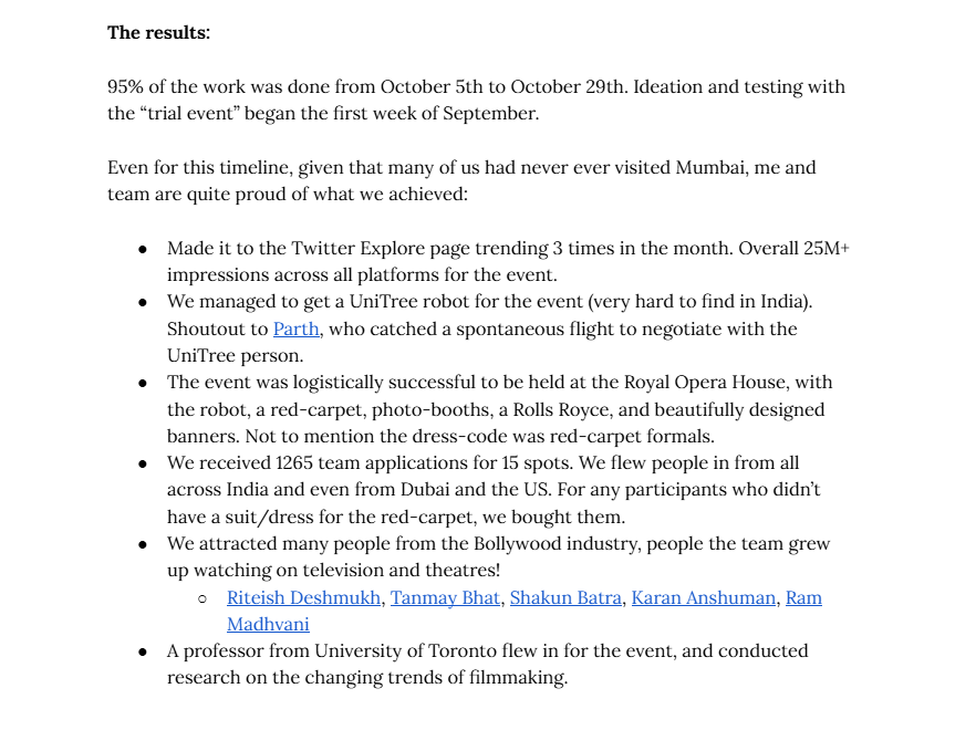 suhasasumukh's tweet image. so many wins after the Mumbai AI Film Festival!

p.s. hardeep just dropped a blog about the entire event -- go give it a read (link below).