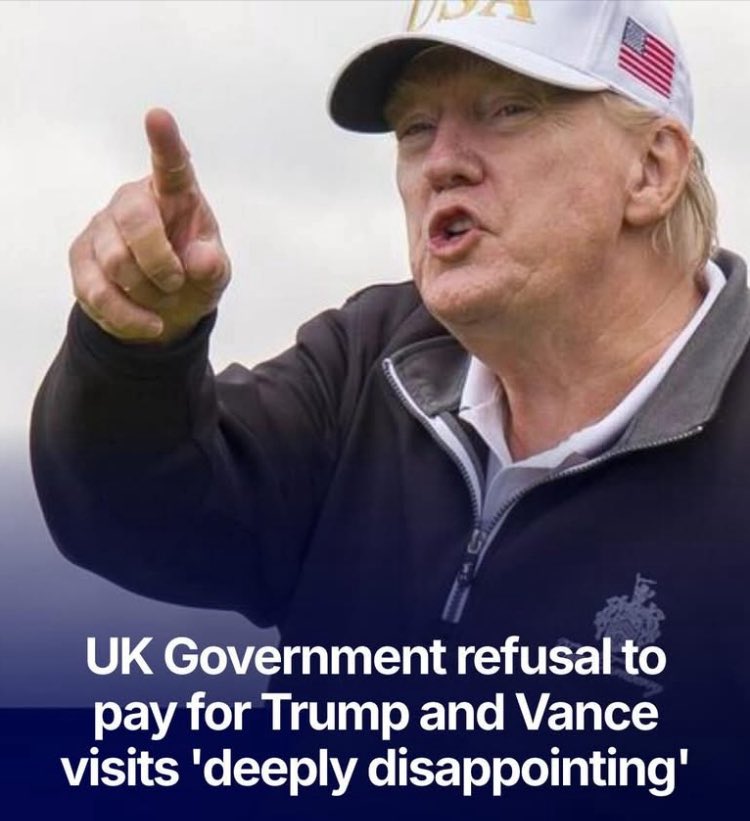 So Scotland has to pay £20m for this criminal paedo cunt to have a round on his failing golf courses. What a fucking cheek London has. I don’t want a penny of my taxes supporting this shite!!!!! Independence, and make sure we share this on every SM platform. It’s a scandal!!!!