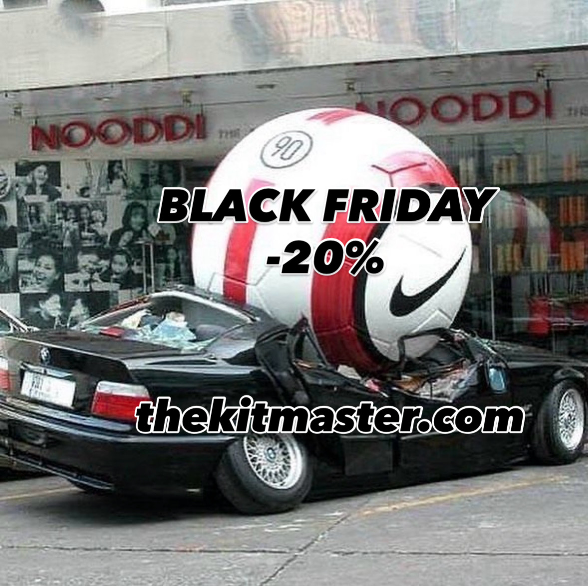 Kitmaster_fr's tweet image. 𝑩𝑳𝑨𝑪𝑲 𝑭𝑹𝑰𝑫𝑨𝒀
-20% sur toute la boutique
thekitmaster.com 

#KITMASTER #retrofootball #footballshirts