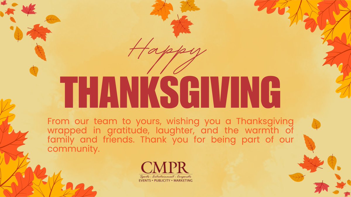 CMPR_'s tweet photo. Wishing a very happy Thanksgiving to everyone!
#Thanksgiving2025 #Grateful https://t.co/4ZxPWxuEno