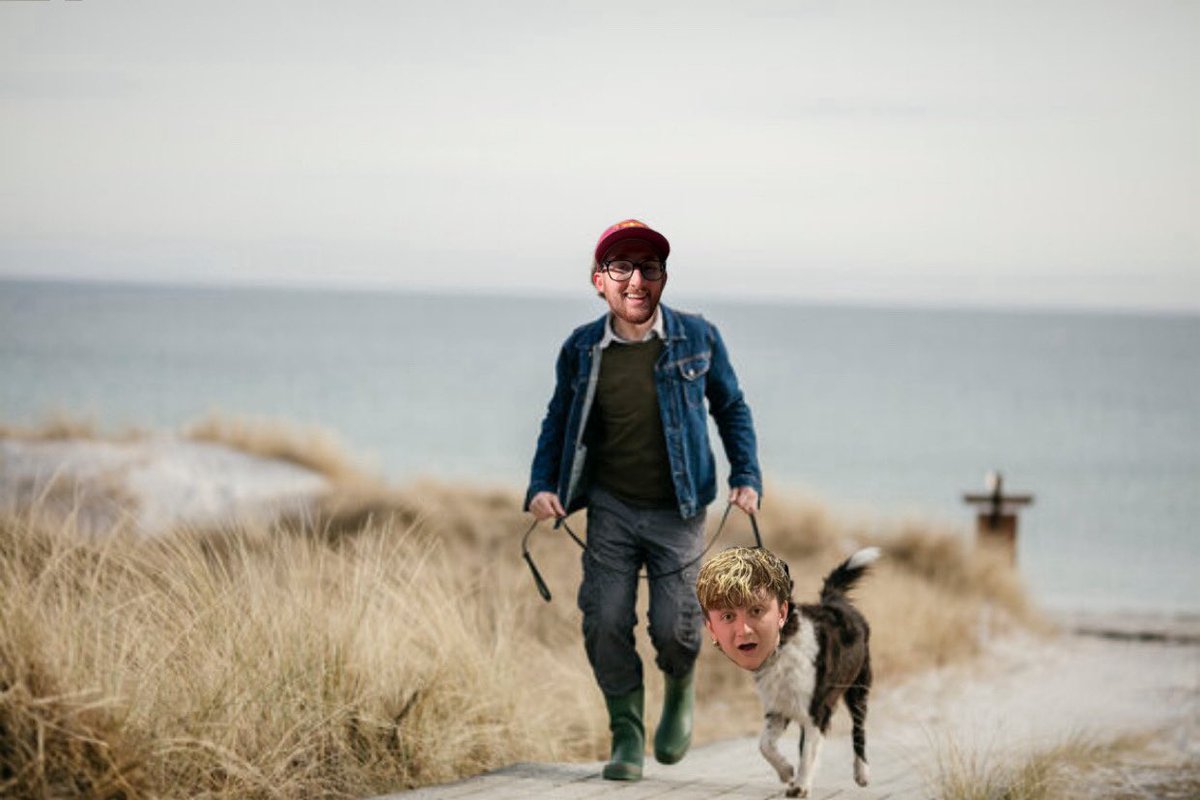 Me and Baxter. He’s a mutt ❤️