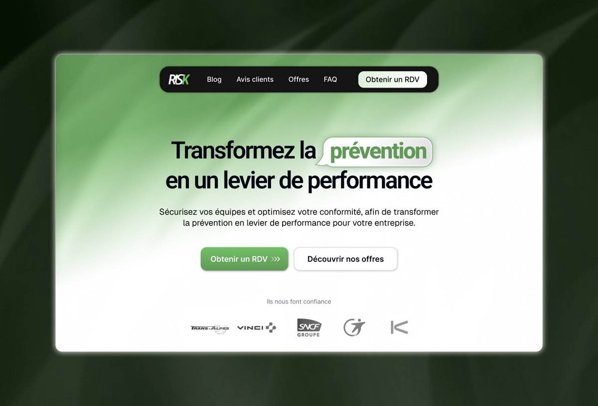 seifstudio13's tweet image. 1 Jour  1 Visuel -&amp;gt; Jour 2

Au menu du jour une hero section dans le secteur de la sécurité. j&apos;ai essayé un design épuré pour rester dans le thème et je me suis un peu ( beaucoup ) inspiré de la LP que @linaakadiri a cook pour Overseas. 

RDV demain pour le jour 3 🫡