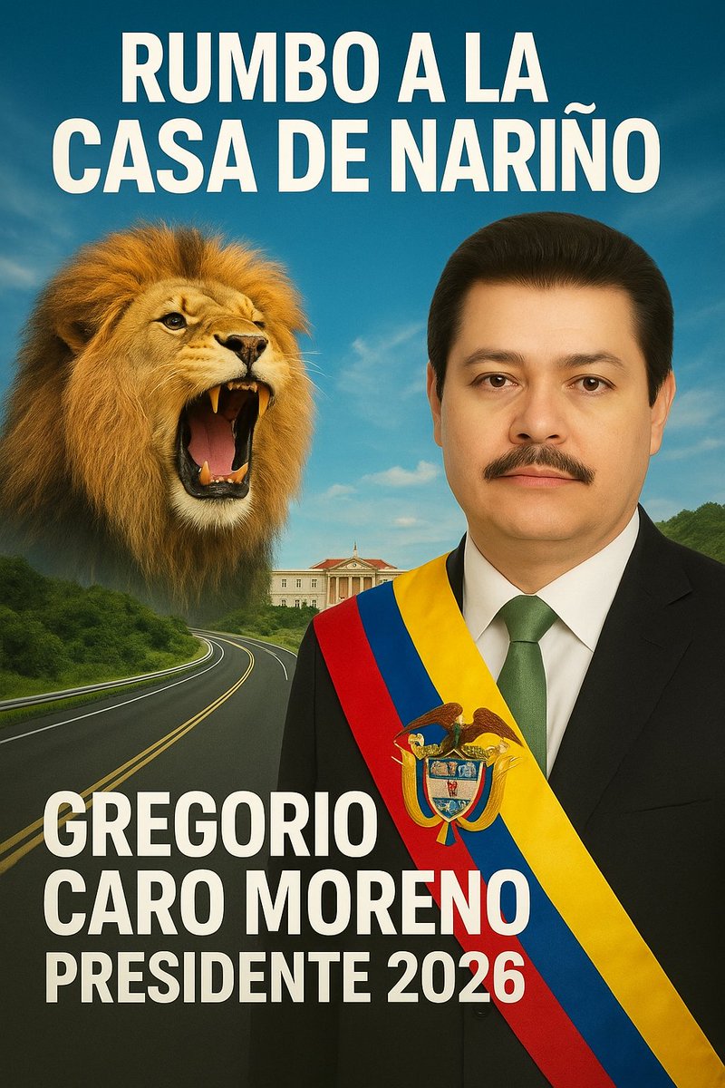 FUENTEDJUSTICIA's tweet photo. #URGENTE #ALERTA #COLOMBIA 
Soy GREGORIO CAROMORENO 🦁 - León de Colombia

He entrado a esta contienda no para administrar el desastre…
sino para DESTRUIRLO.

¡Si la propuesta te gusta, únete ya!

Únete a los 1.000 🦁🦁🦁 leones líderes que están combatiendo contra la corrupción con la recolección de firmas.

📱313 802 3060

WhatsApp 
https://t.co/WKb4uF1DsJ

🌐 https://t.co/IRPSZF2Ls9

Mi propuesta central es La GRAN MEGA REFORMA ESTATAL.

Voy a desmantelar entre el 60% y el 80% del Estado parasitario y corrupto. Ese tumor institucional será extirpado sin anestesia del cuerpo de la Nación.

La corrupción estatal será pulverizada al 100%:
sus fortunas oscuras expropiadas,
sus mafias internas desmanteladas,
sus madrigueras de privilegios eliminadas.
No habrá rincón donde puedan ocultarse.

El 7 de agosto de 2026, lanzaré la operación “DEMOLER”, empezando con el Decreto de la reducción del Estado parasitario en el 60%.

Con esta decisión, Colombia se ahorrará 400 billones anuales, más 100 billones por recuperación de evasión fiscal:
💥 500 BILLONES, 500 BILLONES ANUALES QUE SE USARÁN PARA INVERSIÓN SOCIAL 💥

MOVIMIENTO INDEPENDIENTE FUENTE⛲️ DE JUSTICIA⚖️
#JusticiaParaTodos 
Paso Firme, Mano de Hierro💪