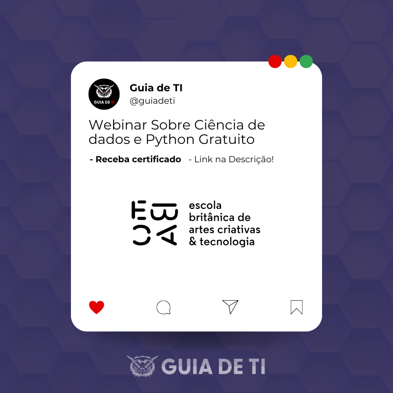 guiadeti's tweet image. Webinar Sobre Ciência de dados e Python Gratuito da Ebac

guiadeti.com.br/noticias/webin…

Webinar gratuito da EBAC sobre Ciência de Dados e Python em 03/12/2025, com insights de mercado e ML para iniciantes.