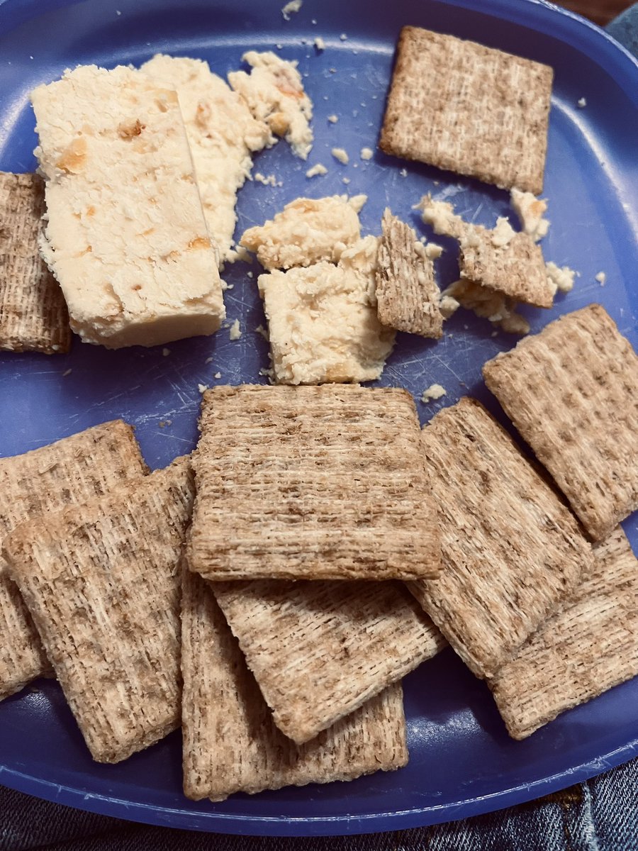 jamesomearasr's tweet image. …there was cheese. So don’t shoot me.

Wensleydale and crackers. T-5 days until surgery. I’m eating my snacks while I can before 2-3 weeks of tube feeding.

 &quot;Stop that bloody bouzouki!”

#cheese #MontyPython #Cancer