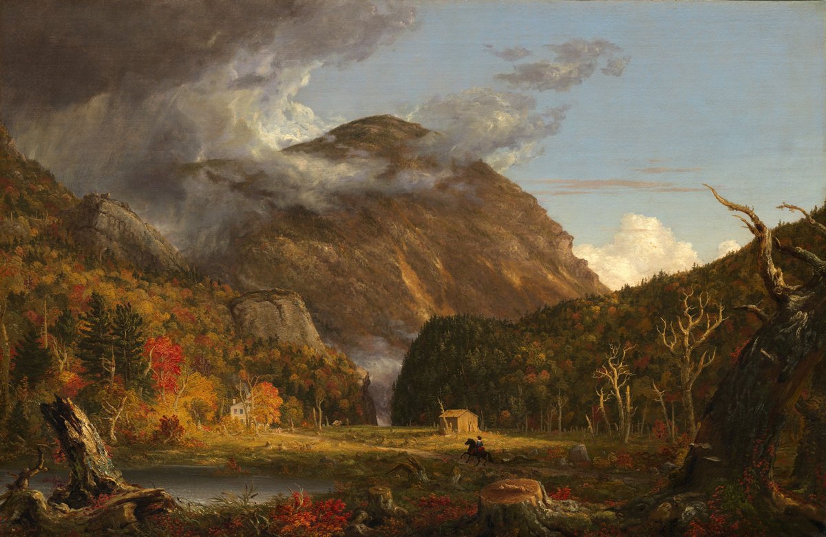 ByzantinePhilo's tweet photo. Happy Thanksgiving!

Notch of the White Mountains, Thomas Cole, 1839 https://t.co/S0082Bg0Jt