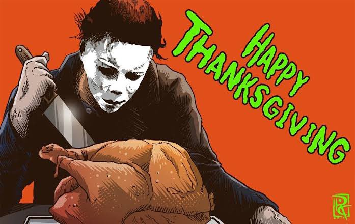 SourceHalloween's tweet image. Happy Thanksgiving!! 🦃🔪