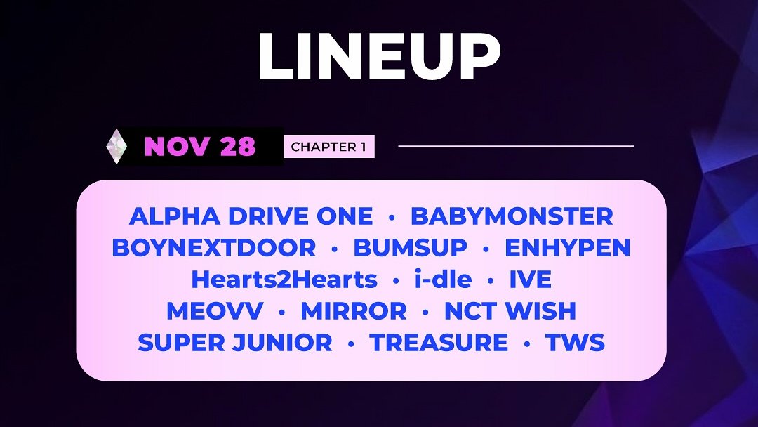 2025 MAMA AWARDS 공식 포스터