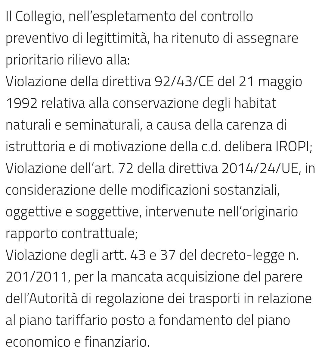 🔴⚖️ LA CORTE DEI CONTI HA PUBBLICATO LE MOTIVAZIONI DELLA "BOCCIATURA" DEL #PONTESULLOSTRETTO

È stata depositata la deliberazione n. 19/2025/PREV, rendendo note le motivazioni per le quali il 29 ottobre scorso è stato ricusato il visto e la conseguente registrazione della