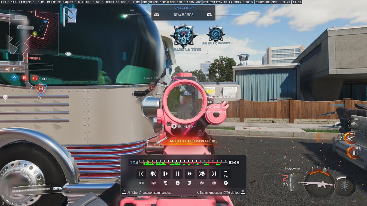 Quand tu décides de relancer une game only sniper et qu’un clip sort sauf que tu ne rec pas…

Tu te dis tu vas dans le mode studio mais <a href="/Activision/">Activision</a> <a href="/Treyarch/">Treyarch</a> décide de pas mettre la barre des kill… 

5on sur mais impossible de savoir si c’est 5on x2 ou 6on..