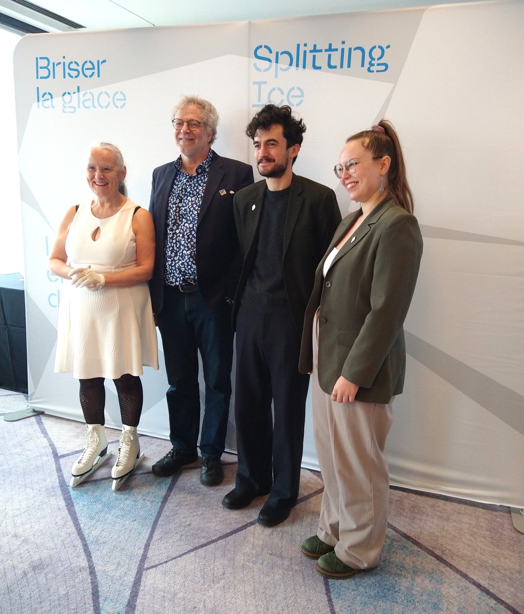 DLVisionMode's tweet image. Dévoilement ce matin au @HiltonHotels de la 12e de la @manifdart placée sous le thème de Briser la Glace, et ce, en présence du commissaire Didier Morelli. Biennale de Québec qui se déroulera du 28 février au 19 avril 2026 @commjulie #ManifdArt #Glace   
manifdart.org/biennale-quebe…