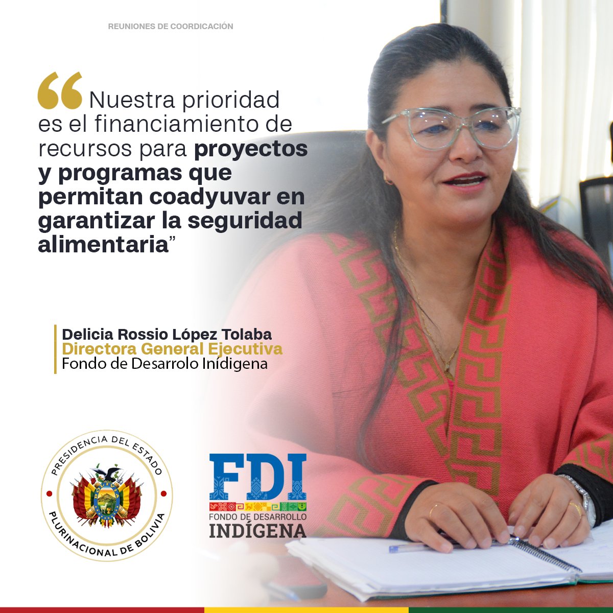 #SiempreBolivia
#FondoDeDesarrolloIndigena