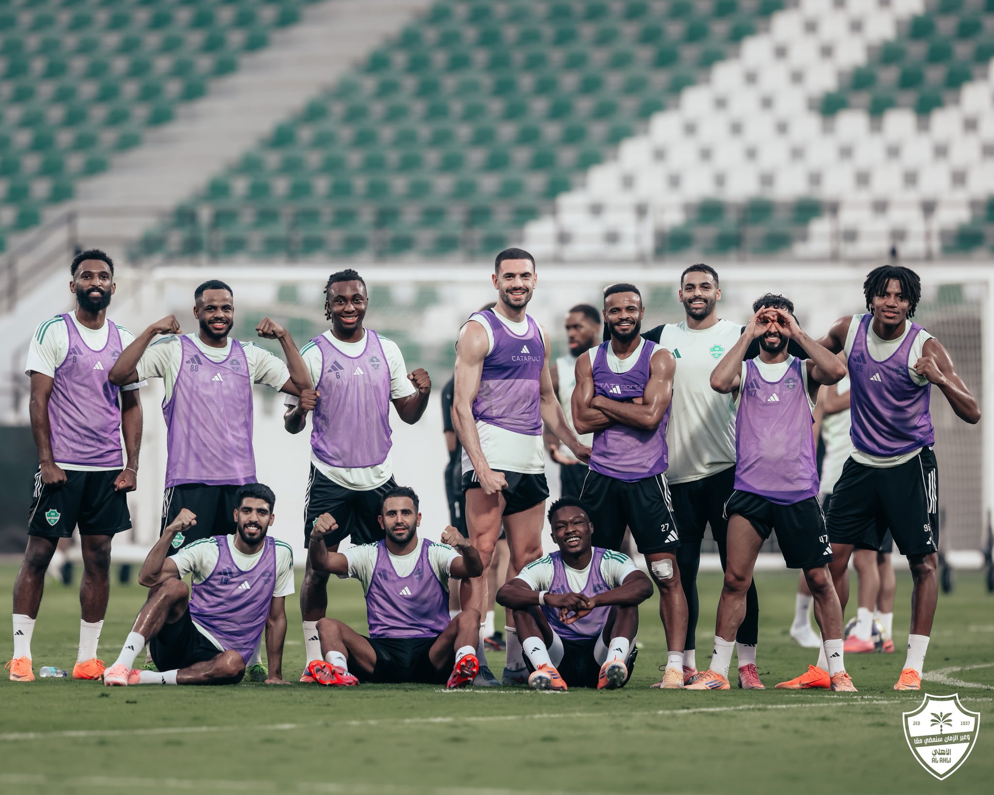 لاعبو الأهلي. (إكس)