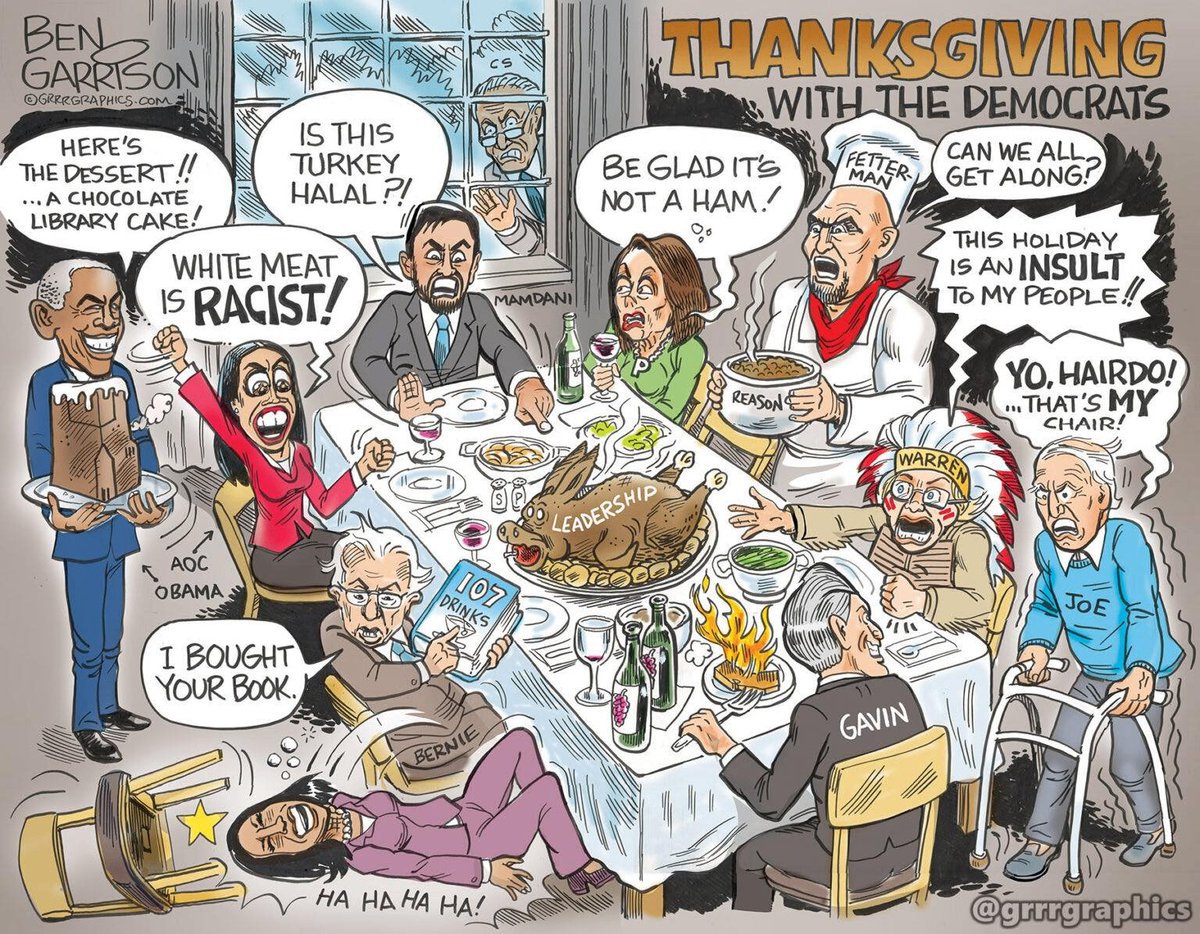 Thanksgiving with the Democrats

h/t Ben Garrison
