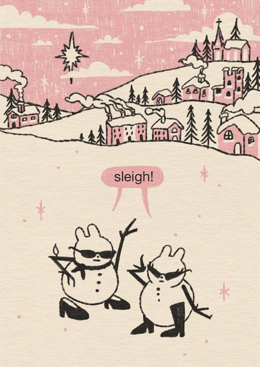 claricetudor_'s tweet image. i made a christmas card :)