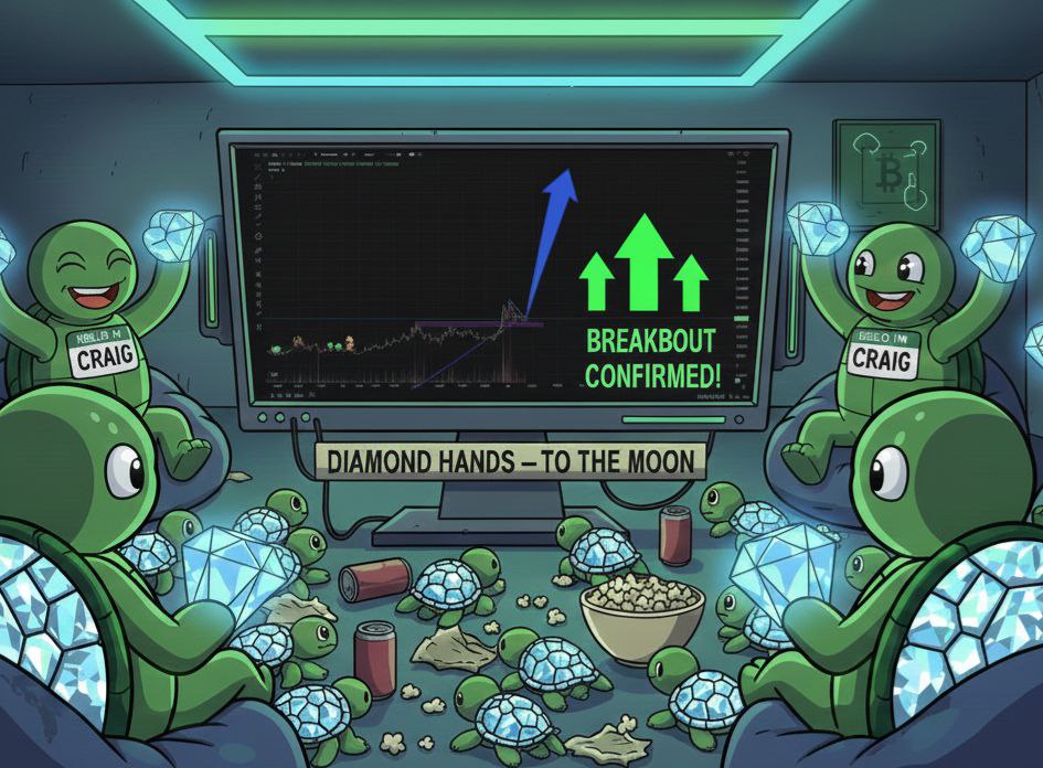 ATH break incoming and Craig never stops at one.
This token doesn’t tap the ceiling. it destroys it.
$CRAIG about to flip the script again. 🚀🔥