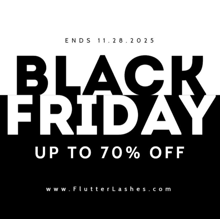 FlutterLashes1's tweet image. The only thing more dramatic than our lashes? Our Black Friday prices 🖤🔥 Shop the Thanksgiving sale! FlutterLashes.com
