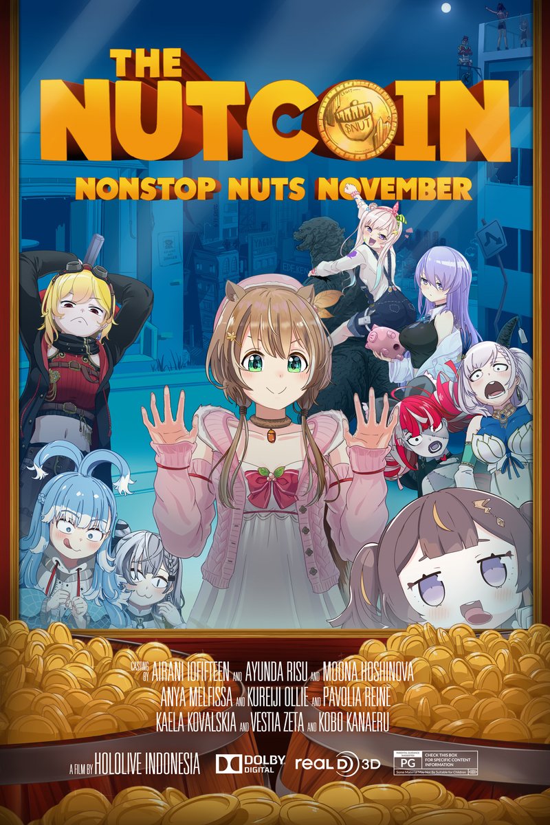 Nov is almost over.
This is the last shoot(NNN) wanted to present:
"THE NUT COIN - NNN"
#NUTCOIN #iRISUtration #ホロライブID #hololiveID $KRONII