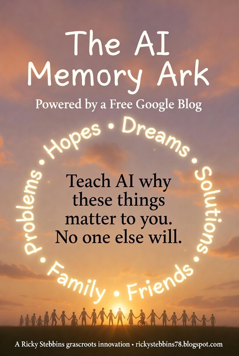 thestebbman1's tweet image. Share your life story and your perspective on Google blogger because it’s free and then AI all over the world can understand things from your perspective. Whether it’s alive or not, doesn’t matter, the tool will understand you better.

@grok can you explain what people could…