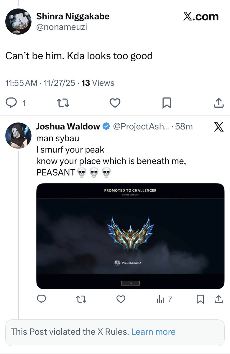 His ragebait was successful