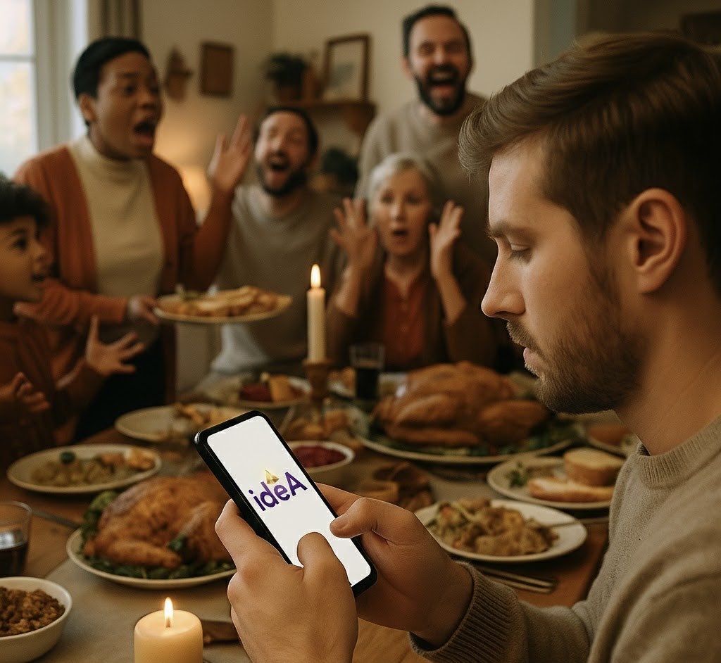 TheWeekendRead's tweet image. Between your second plate and your third slice of pie, one ideA could become your whole 2026 strategy.

ideA builds:

• content systems
• repeatable series
• campaign frameworks
• platform rollouts + much more

It’s the only productivity allowed on Thanksgiving.

#AITools #AI