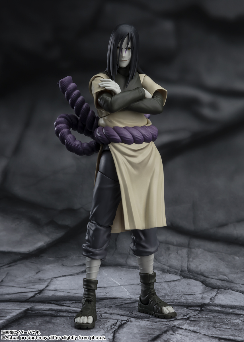 t_features's tweet image. 『#NARUTO-ナルト- 疾風伝』より
「S.H.Figuarts 大蛇丸-永劫を求めし真理の探究者-」の2026年6月再販も決定！
📌tamashiiweb.com/item/14428/

「潜影蛇手」「草薙の剣」等の豊富なオプションパーツが付属！交換用パーツで腕を組んだポーズも再現可能！
一般店頭にて12月5日予約開始！
#t_shf #ナルト