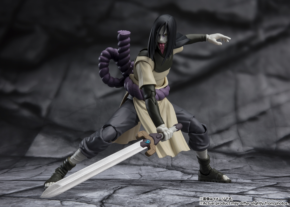 t_features's tweet image. 『#NARUTO-ナルト- 疾風伝』より
「S.H.Figuarts 大蛇丸-永劫を求めし真理の探究者-」の2026年6月再販も決定！
📌tamashiiweb.com/item/14428/

「潜影蛇手」「草薙の剣」等の豊富なオプションパーツが付属！交換用パーツで腕を組んだポーズも再現可能！
一般店頭にて12月5日予約開始！
#t_shf #ナルト