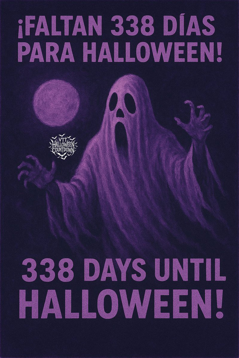 VTTHalloween's tweet image. 🎃🇲🇽 ¡Faltan 338 días para Halloween!
🎃🇺🇸 338 days until Halloween!

#DailySpook #SpookyVibes #SpookySeason #HalloweenCountdown #Halloween2026