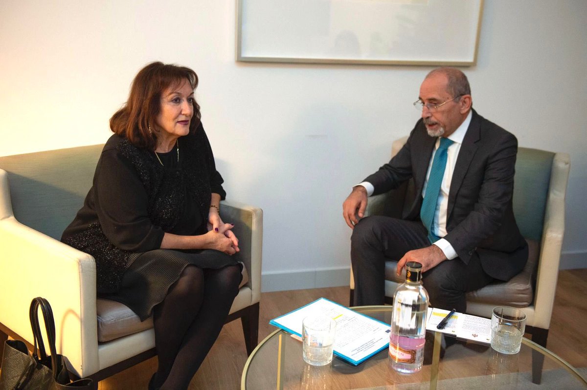 Great to meet you in Barcelona, Min. <a href="/AymanHsafadi/">Ayman Safadi</a>.

Our 🇪🇺–🇯🇴 Strategic and Comprehensive Partnership is advancing at full speed, with major projects and investments on track for next year - unlocking opportunities, supporting reforms, and positioning Jordan as a regional