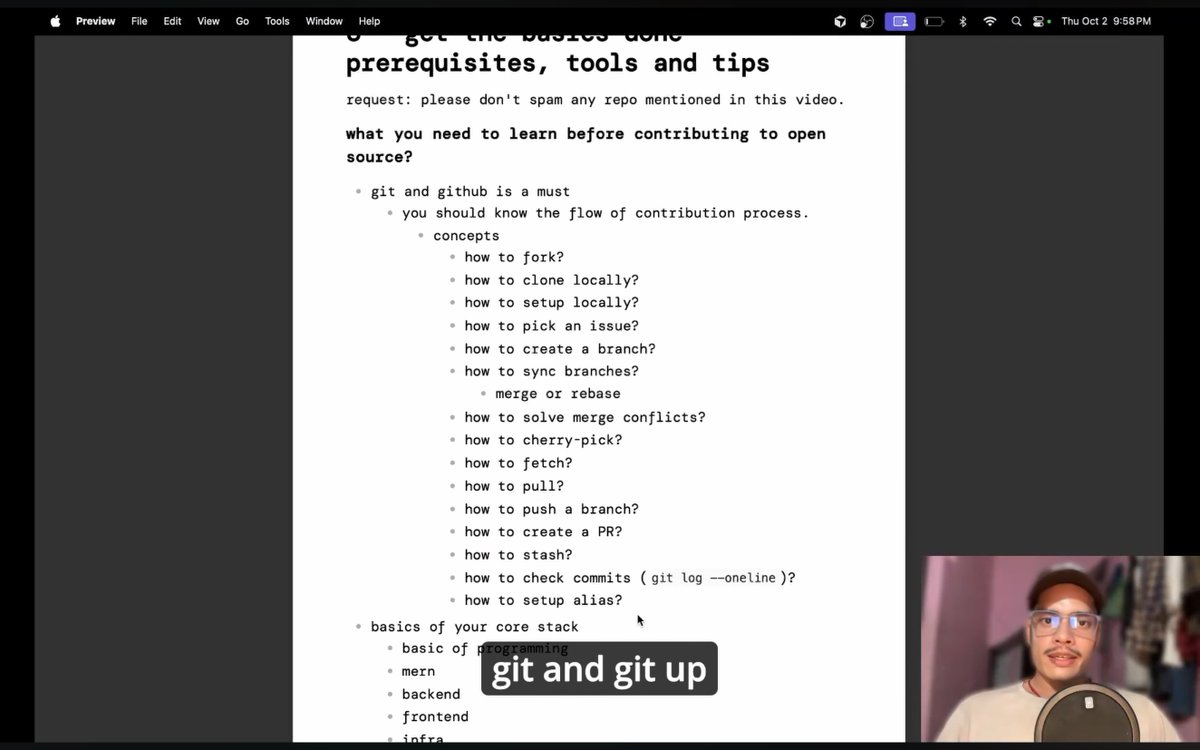 ItsDilip's tweet image. Started my open-source journey today 🚀

Learned the full Git workflow  —  fork → clone → branch → rebase → stash → fix → push → PR.

Excited to finally contribute to real projects and grow with the open-source community 🤝

#OpenSource #DevCommunity