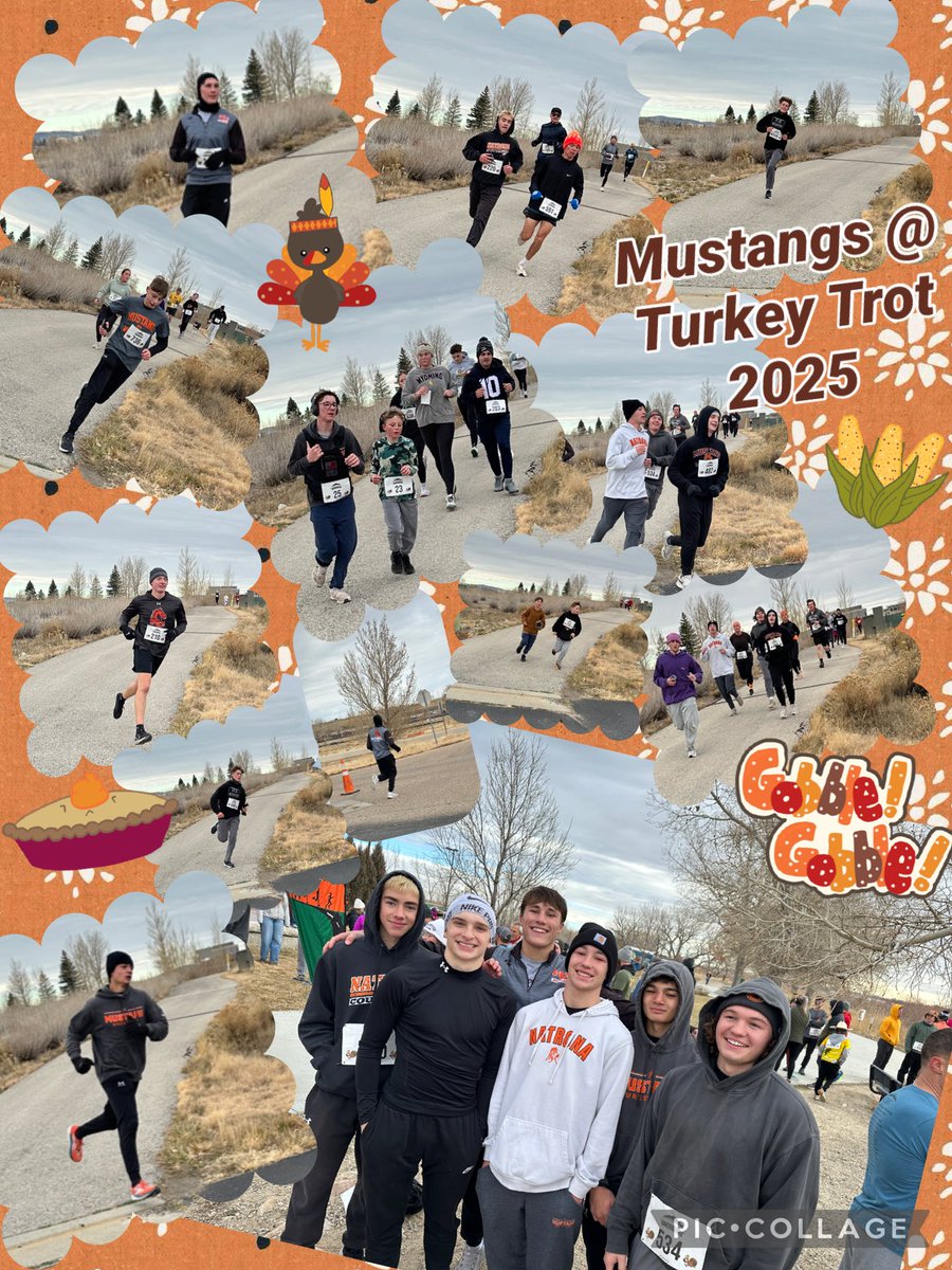 Some Mustangs having some holiday fun at the Turkey Trot!
