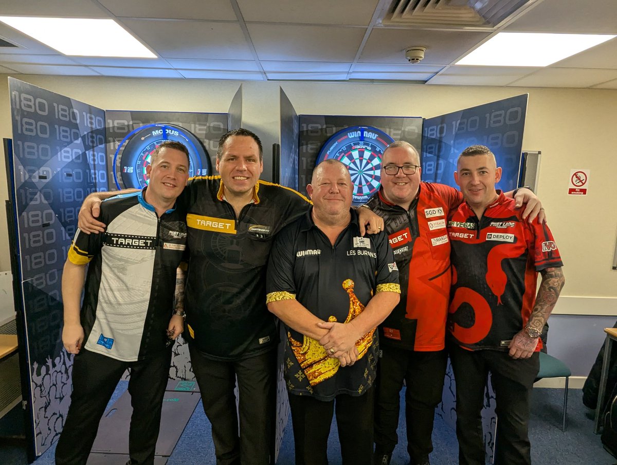 ModusDarts180's tweet image. 🎯Tonight&apos;s line-up in Bolton!