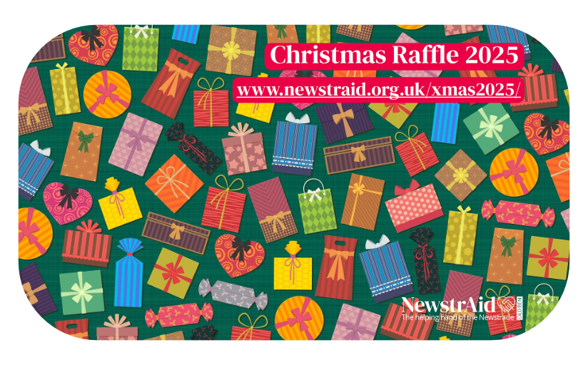 We are very grateful to @Frontline Group @The Fed and @NewsTeam for supporting our Christmas raffle and providing prizes this year. 

Have you bought your tickets yet? 

Online entries close tomorrow newstraid.org.uk/xmas2025

 #NewstraidXmasRaffle
