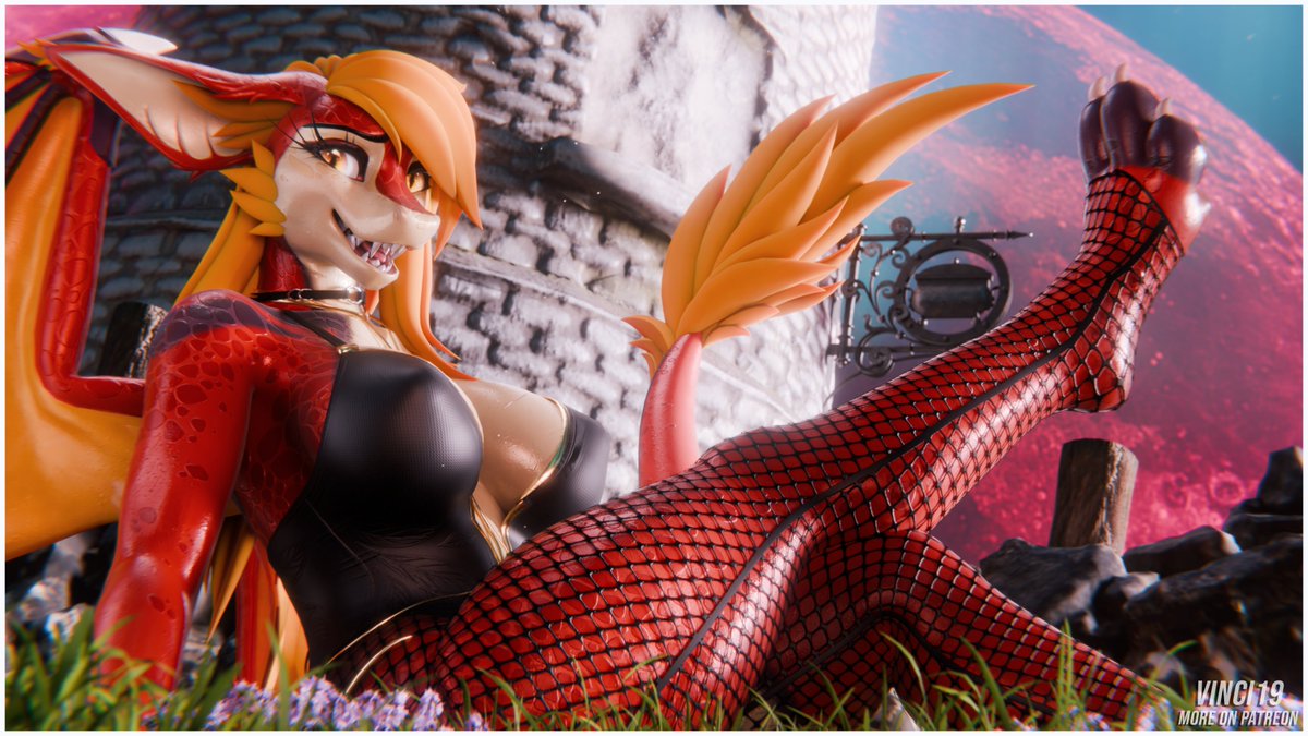 The Dragon was told that wearing fishnets would help them catch a cute knight. They wonder if that's true?