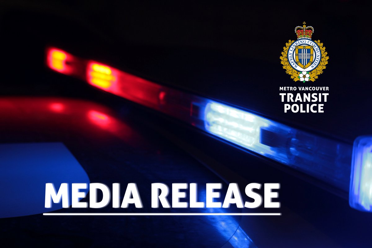 #MediaRelease: Suspect arrested by <a href="/TransitPoliceBC/">Metro Vancouver Transit Police</a> in connection with a series of unprovoked, racially motivated assaults on the transit system, resulting in the BC Prosecution Service approving several charges.

transitpolice.ca/news-posts/cha…