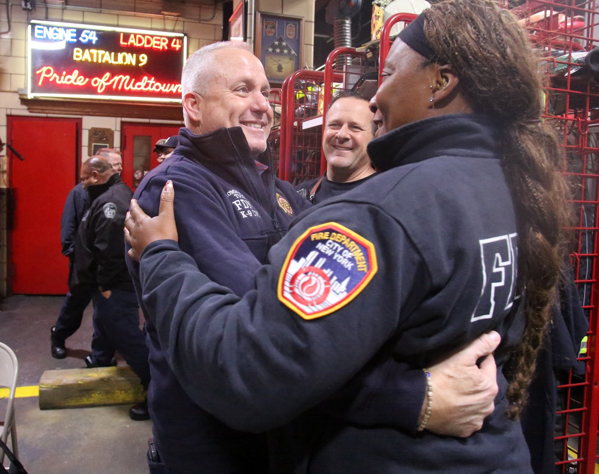 FD4D's tweet image. In keeping with tradition New York City’s 35th Fire Commissioner Robert Tucker spent time part of Thanksgiving Day with the members of “Pride of Midtown” Engine 54, Ladder 4 and the 9th Battalion along with . During his tenure, Tucker has made it a regular practice to spend time…