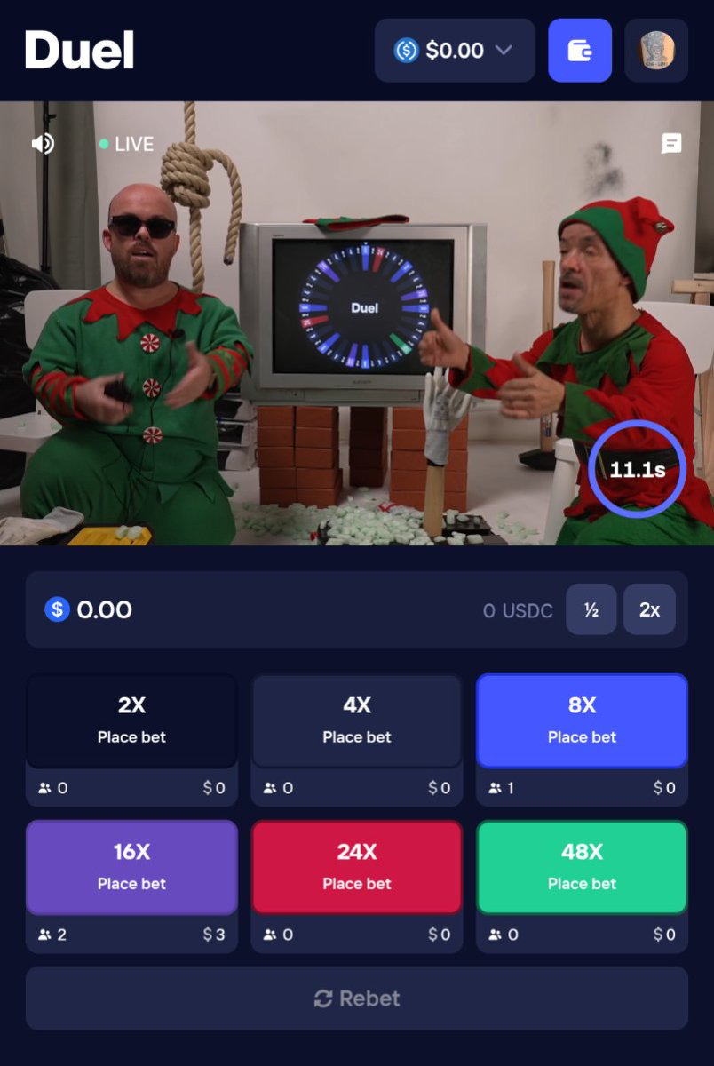 LLubeyy's tweet image. 🚨$100 Giveaway, $25x4🚨
Tired of playing live games where the dealer is happy af after rolling the number 1, 25 times in a row? Wanna type something that&apos;s not unrealistically positive without a ban?
WELCOME CASTLE ROULETTE🤑
DUEL.COM/R/LUBEY (For fat weekly bonuses and…