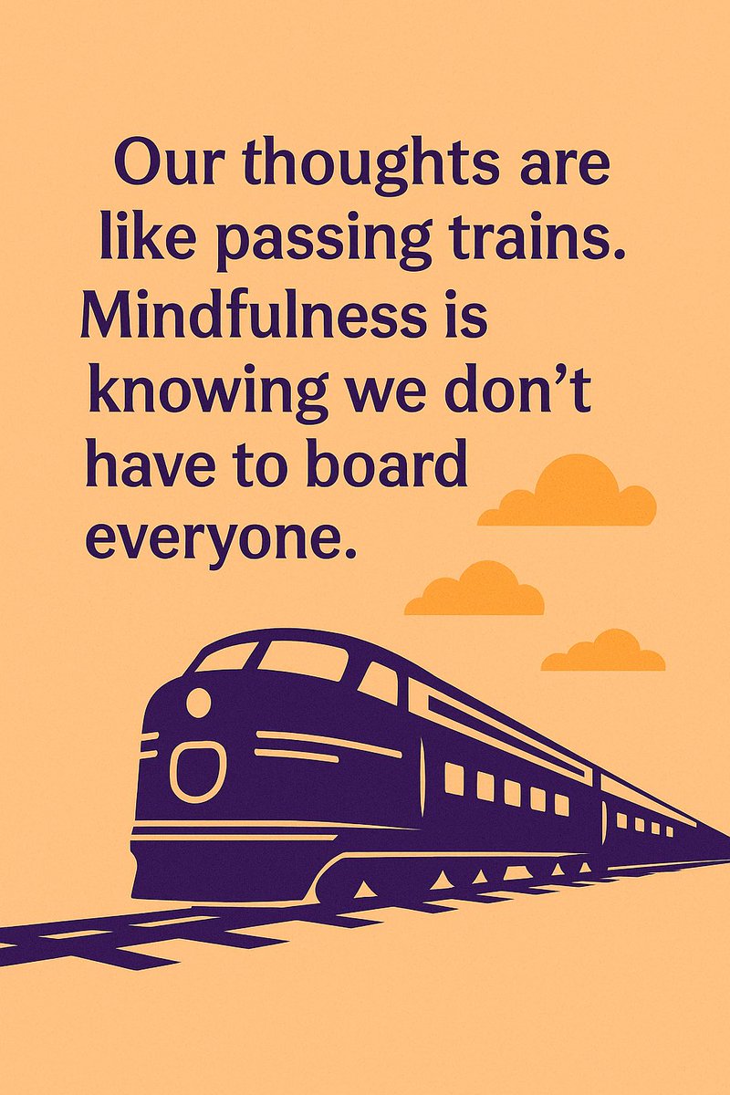 Some thoughts are just passing through.
Every train doesn’t deserve a ticket into your peace.
Choose what you board. Choose what you release.

#Mindfulness #MentalHealthMatters #SelfAwareness #GrowthMindset #InnerPeace #KTTEEV