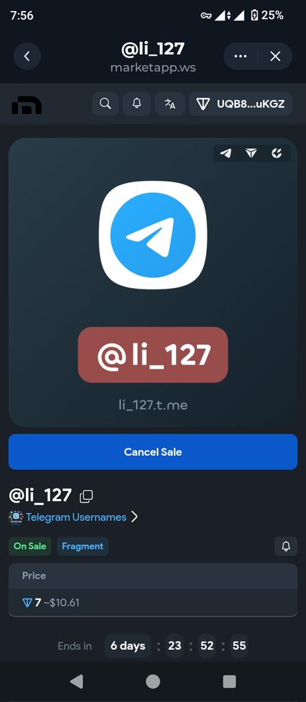 Roya977J25821's tweet image. For sell username telegram NFT
 
#fragment #telegram #NFT

@web3roya