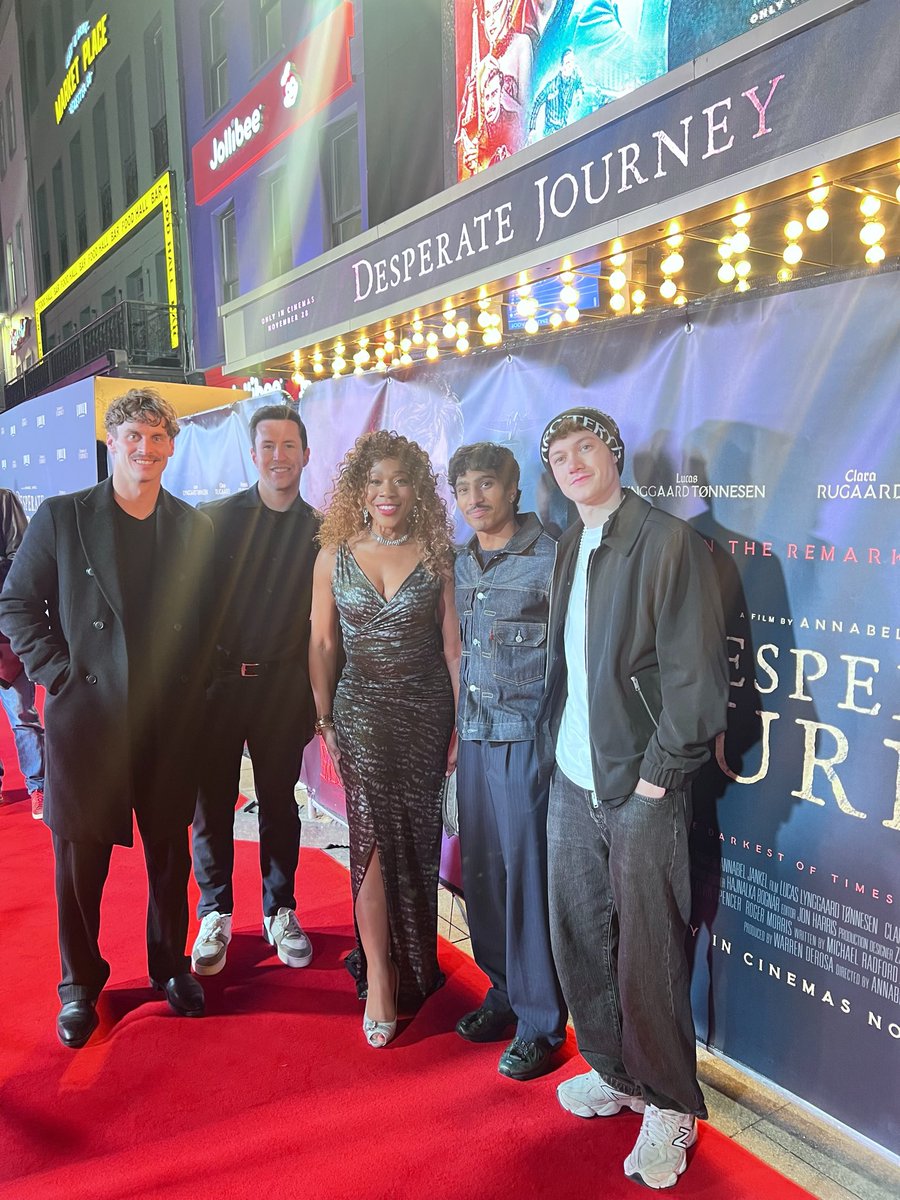 ninaspage's tweet photo. WOW!! VIP RED CARPET ANNOUNCEMENT FOR - ‘DESPERATE JOURNEY’ in CINEMAS this FRIDAY, 28 NOVEMBER 2025 for ONE DAY ONLY! Must see film based on FREDDIE KNOLLER. The World Premiere was held in London at the Odeon Cinema in Leicester Square.
#desperatejourney #film #oneday #mustsee https://t.co/kidGkK1kWN