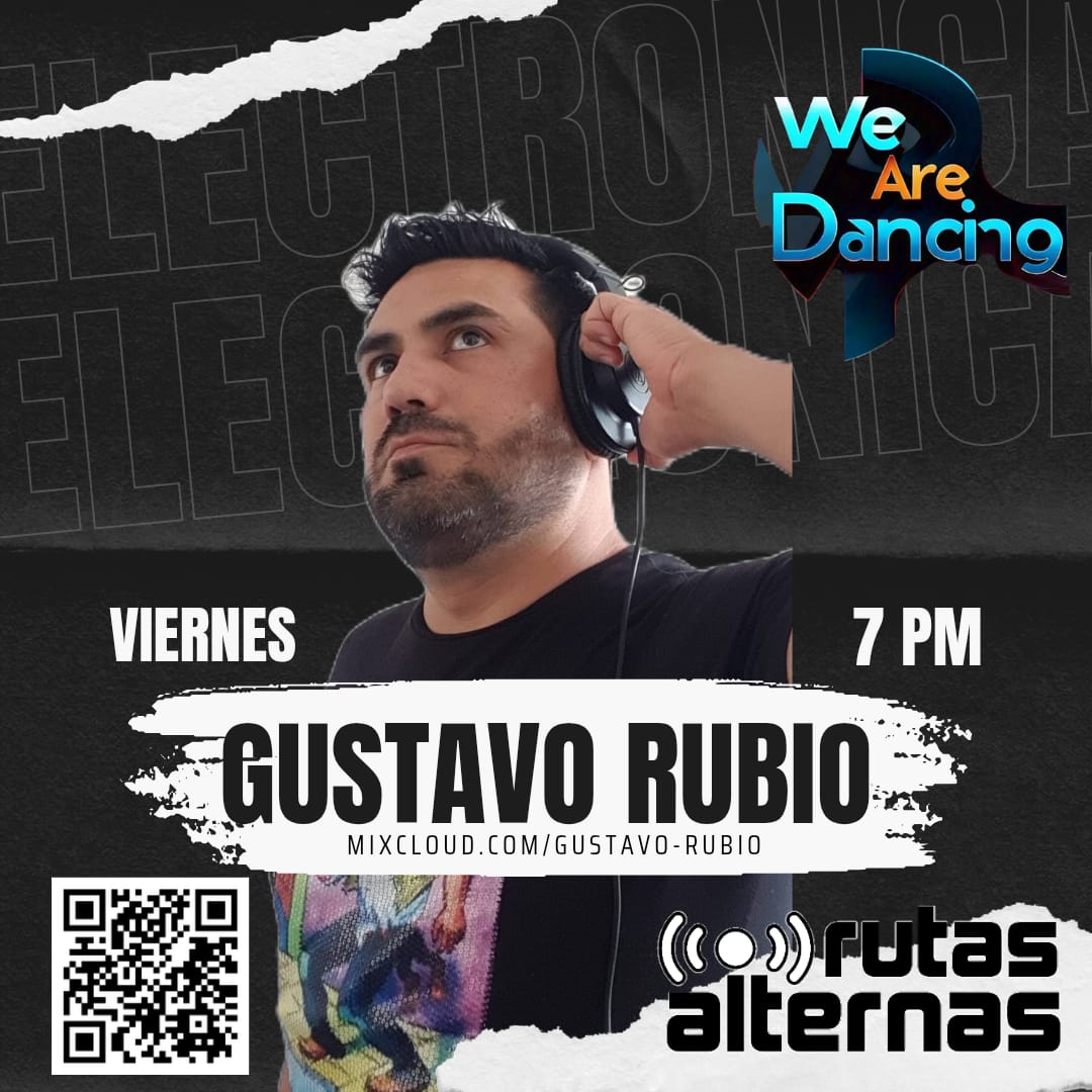 A partir del 28 de noviembre @gustragosrubio regresa a #RutasAlternas En su programa We Are Dancing nos presenta lo más destacado de la música electrónica mundial, con los tracks del momento y los artistas que generan el beat global.